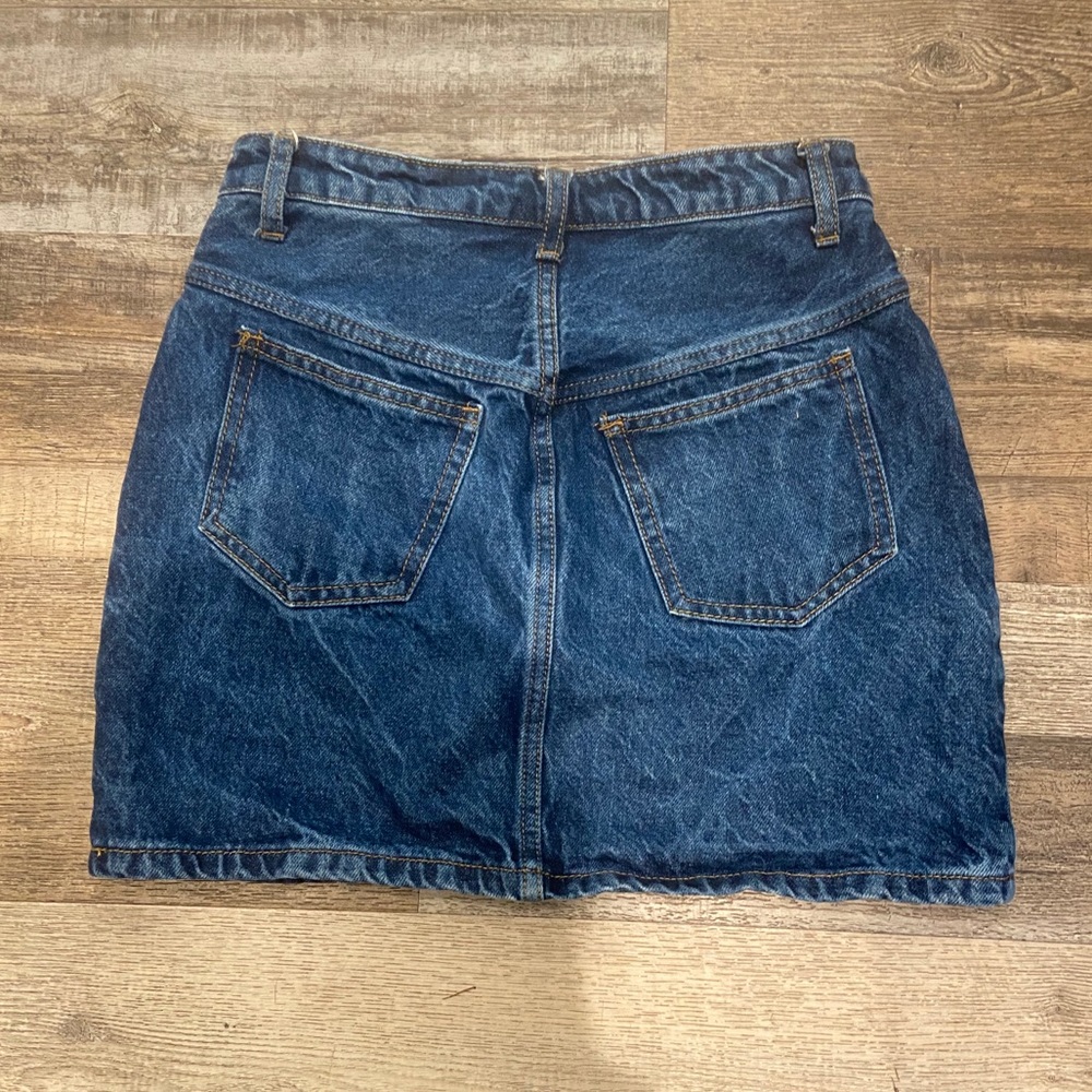 Brandy High-Waisted Denim Skirt - Picture 2 of 5
